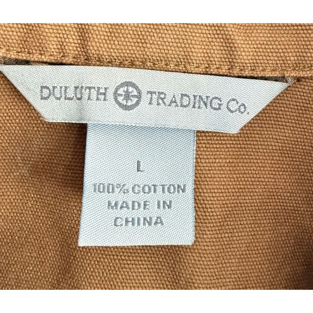 Duluth Trading Canvas Utility Field Jacket Women L Olive Green 100% Cotton - Picture 5 of 8